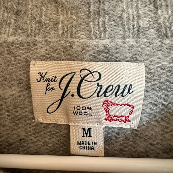 J. Crew 100% Brushed Wool Crewneck - Picture 4 of 6